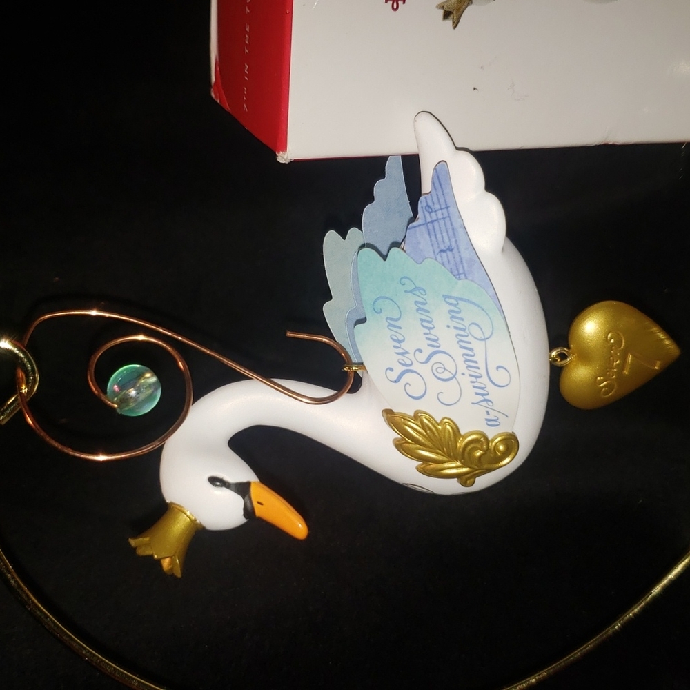 Hallmark Keepsake 2017 Seven Swans-A-Swimming Twelve Days of Christmas